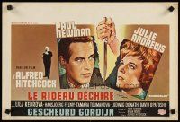 2p308 TORN CURTAIN Belgian '66 Paul Newman, Julie Andrews, Hitchcock tears you apart w/suspense!