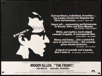 2p488 FRONT British quad '76 Woody Allen, Ritt, 1950s Communist Scare blacklist in 1953 U.S.!