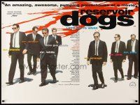 2p524 RESERVOIR DOGS DS British quad '92 Quentin Tarantino, Keitel, Buscemi, Penn, different!