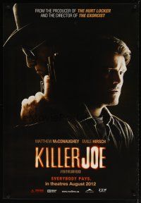 2p044 KILLER JOE teaser Canadian 1sh '12 Emile Hirsch, Matthew McConaughey in title role!