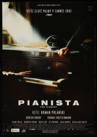 2p832 PIANIST Czech 11x16 '02 directed by Roman Polanski, Adrien Brody, Nazi soldier by piano!