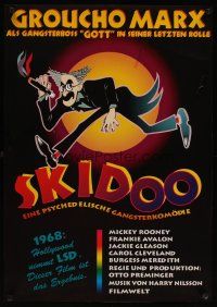 2p199 SKIDOO German R90s Otto Preminger, drug comedy, wacky artwork of Groucho Marx!