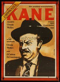 2p070 CITIZEN KANE Polish 27x38 R87 cool Time Magazine art of Orson Welles by Marszatek!