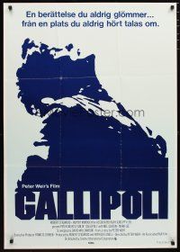 2p058 GALLIPOLI Swedish '81 Peter Weir, Mel Gibson & Mark Lee cross desert on foot!
