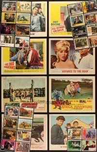 2s035 LOT OF 95 LOBBY CARDS '42 - '82 great images from 36 different movies!