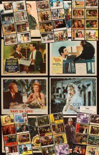 2s037 LOT OF 56 LOBBY CARDS '40s-70s great images from a variety of different movies!