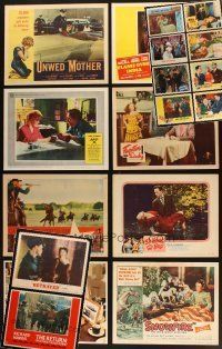 2s047 LOT OF 18 LOBBY CARDS '50s-70s great images from a variety of different movies!