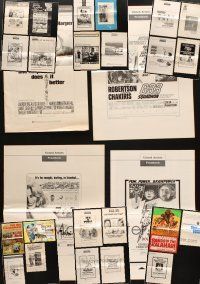 2s066 LOT OF 27 UNCUT PRESSBOOKS '50s-70s advertising from a variety of different movies!
