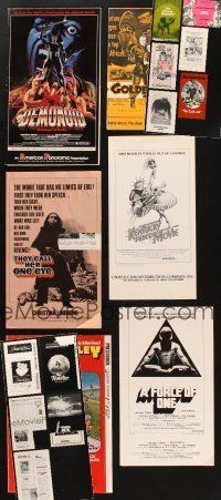 2s074 LOT OF 17 CUT PRESSBOOKS '70s-80s a variety of great advertising images!