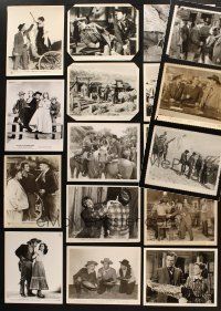 2s164 LOT OF 17 WESTERN 8X10 STILLS '40s-60s great images of cowboys in action!