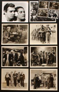 2s174 LOT OF 12 CLARK GABLE RE-RELEASE 8X10 STILLS '40s-70s scenes from some of his best movies!