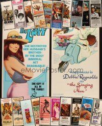 2s184 LOT OF 22 UNFOLDED INSERTS '60s-80s great images from a variety of different movies!