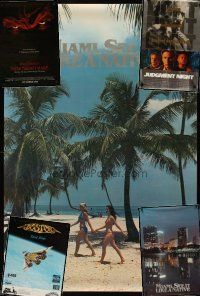 2s199 LOT OF 10 UNFOLDED MUSIC, TRAVEL & MINI POSTERS '76 - '94 Miami, Boston, New Nightmare!