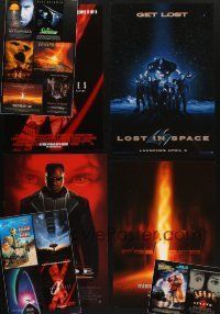2s213 LOT OF 16 MINI POSTERS FROM HORROR & SCI-FI MOVIES '80s-00s X-Files, Blade & more!