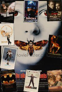 2s229 LOT OF 26 UNFOLDED DOUBLE-SIDED ONE-SHEETS '89 - '98 Silence of the Lambs, Batman & more!