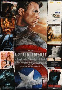 2s265 LOT OF 12 UNFOLDED DOUBLE-SIDED ONE-SHEETS '90 - '12 Captain America, Avengers & more!