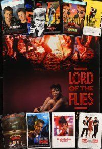2s270 LOT OF 36 UNFOLDED ONE-SHEETS '80 - '92 Lord of the Flies, Little Shop of Horrors & more!