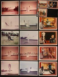 2s327 LOT OF 18 THE DAY THE EARTH STOOD STILL COLOR REPRO 8X10 STILLS '80s great images of Gort!