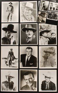 2s330 LOT OF 16 JOHN WAYNE REPRO 8X10 STILLS '90s wonderful portraits spanning his whole career!