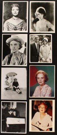 2s136 LOT OF 102 COLOR & B&W MOVIE, TV & PUBLICITY 8x10 STILLS OF LILLIAN GISH '60s-80s portraits