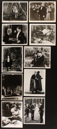 2s344 LOT OF 10 BELA LUGOSI REPRO 8X10 STILLS '80s mostly great images in costume as Dracula!