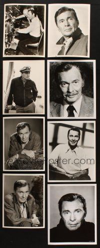 2s166 LOT OF 16 BARRY SULLIVAN MOVIE, TV, AND PROMOTIONAL 8X10 STILLS '50s-'70s portraits & more!