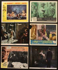 2s050 LOT OF 6 LOBBY CARDS FROM HORROR & SCI-FI MOVIES '50s-70s Tales of Terror & more!