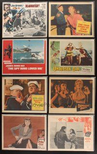 2s034 LOT OF 96 LOBBY CARDS '42 - '82 great images from a variety of different movies!