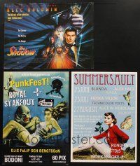2s196 LOT OF 3 UNFOLDED POSTERS '90s-00s Audrey Hepburn, Creature from the Black Lagoon, Shadow!