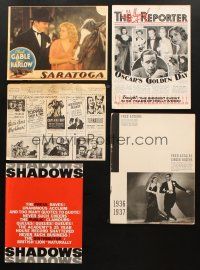 2s102 LOT OF 5 MISCELLANEOUS U.S. ITEMS '30s-80s Humphrey Bogart, Jean Harlow, Astaire & Rogers!