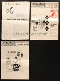 2s096 LOT OF 3 CUT PRESSBOOKS FROM MGM MUSICALS '50s Gigi, Band Wagon, Kiss Me Kate!