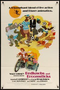 2t074 BEDKNOBS & BROOMSTICKS 1sh R79 Walt Disney, Angela Lansbury, great cartoon art!