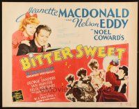 2w033 BITTER SWEET 1/2sh R62 Jeanette MacDonald, Nelson Eddy, from Noel Coward's play!