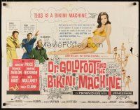 2w083 DR. GOLDFOOT & THE BIKINI MACHINE 1/2sh '65 Vincent Price, sexy babes w/kiss & kill buttons!
