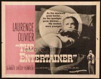 2w089 ENTERTAINER 1/2sh '60 as Laurence Olivier's spotlight grew dimmer, his women were younger!