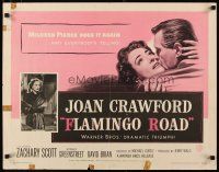 2w101 FLAMINGO ROAD 1/2sh '49 Michael Curtiz, bad girl Joan Crawford, Zachary Scott!