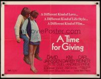 2w110 GENERATION 1/2sh '70 David Janssen, very pregnant Kim Darby, A Time for Giving!