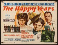 2w124 HAPPY YEARS style A 1/2sh '50 Dean Stockwell, Darryl Hickman, directed by William Wellman!
