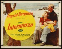 2w148 INTERMEZZO 1/2sh R56 beautiful Ingrid Bergman is in love with violinist Leslie Howard!