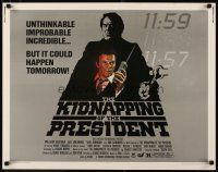 2w167 KIDNAPPING OF THE PRESIDENT 1/2sh '80 William Shatner, unthinkable, but it could happen!