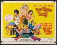 2w180 LAS VEGAS LADY 1/2sh '75 sexy art of gambling gangster gals, it's easy to steal a million!