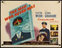 2w218 MAN WHO NEVER WAS 1/2sh '56 Clifton Webb, Gloria Grahame, strangest military hoax of WWII!