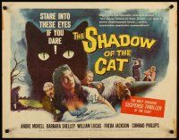 2w273 SHADOW OF THE CAT 1/2sh '61 sexy Barbara Shelley, stare into its eyes if you dare!