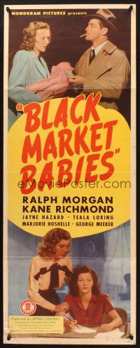 2w388 BLACK MARKET BABIES insert '46 Kane Richmond, sleazy women sell their infants for cash!