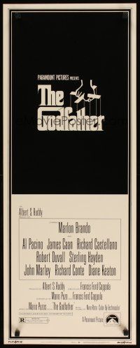 2w510 GODFATHER insert '72 Francis Ford Coppola crime classic from the novel by Mario Puzo!