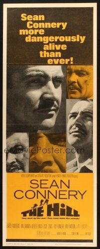 2w538 HILL insert '65 directed by Sidney Lumet, great close ups of Sean Connery!