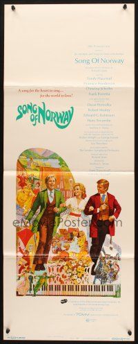 2w757 SONG OF NORWAY insert '70 Howard Terpning artwork, a song for the heart to sing!