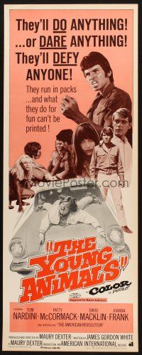 2w895 YOUNG ANIMALS insert '68 AIP bad teens, the wildest of the young ones!