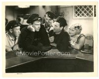 2x050 BANJO ON MY KNEE 8x10.25 still '36 Joel McCrea at bar with Minna Gombell & sailors!