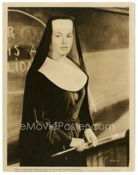 2x062 BELLS OF ST. MARY'S 8x10 still '46 close up of nun Ingrid Bergman in classroom!